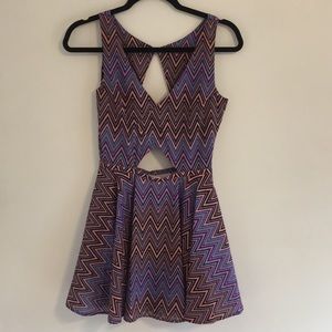 RHYTHM Zig Zag Cutout Dress